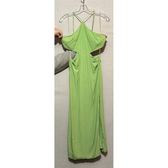 RTR Louna Halter Cutout Midi Dress - size M - Picture 3 of 5